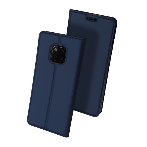 Huawei Mate 20 Pro Slimbook Etui med 1 kortlomme - Midnattsblå