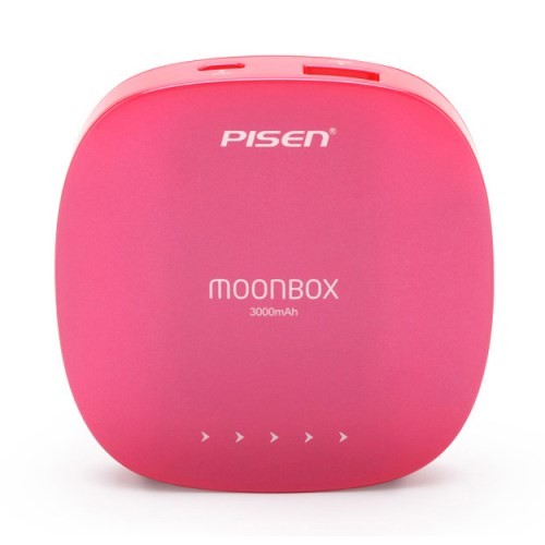 Moon Box Strømbank for Smartelefoner Rosa