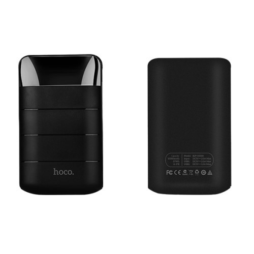 Hoco Strømbank 10000mAh Dual USB for Smartelefoner Svart