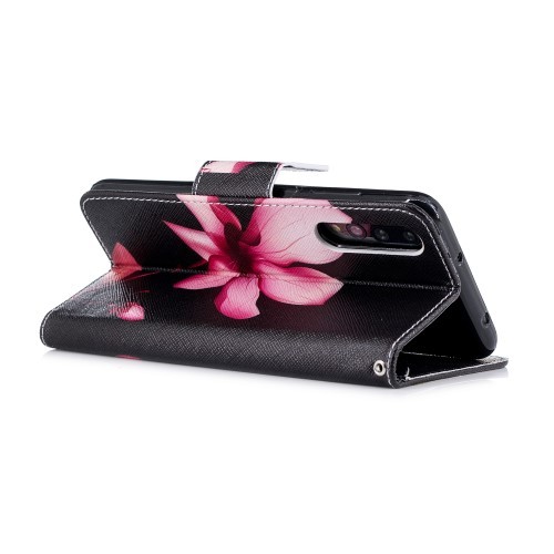 Huawei P30 Lommebok Etui Art Pink Flowers