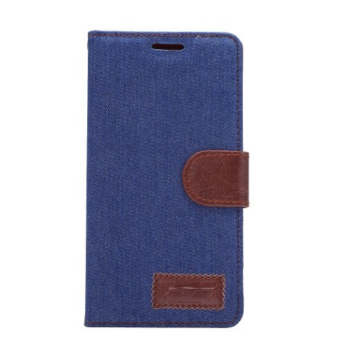 Lommebok Etui for Sony Xperia Z3+ Denim Mørk Blå