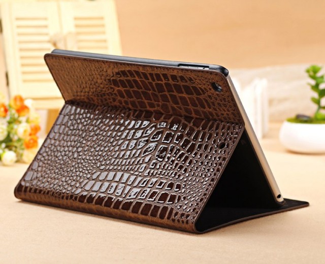 Mappe Etui for iPad Air Croco Brun