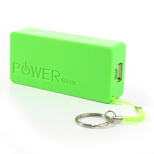 Power Block Strømbank 4000mAh for Smartelefoner Grønn