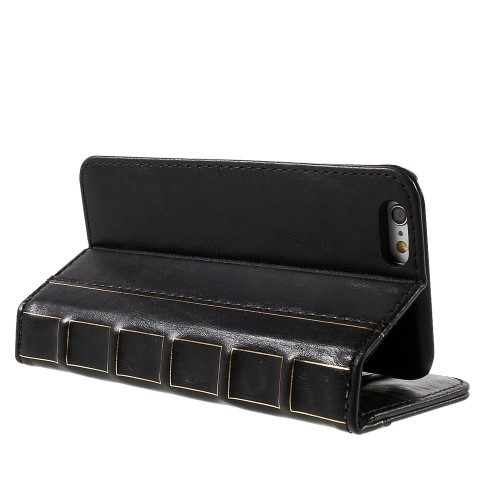 Bok Etui m/kortlommer for iPhone 6 Svart