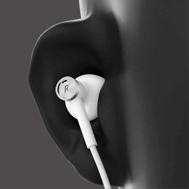 Buds in-ear Headsett m/Mikrofon Type-C Plugg Hvit