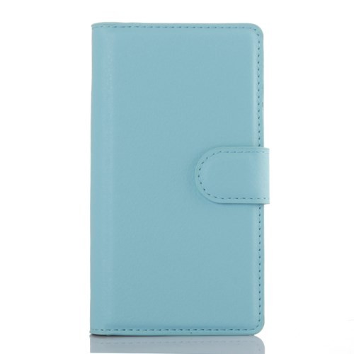 Lommebok Etui for Sony Xperia Z5 Compact Lychee Blå