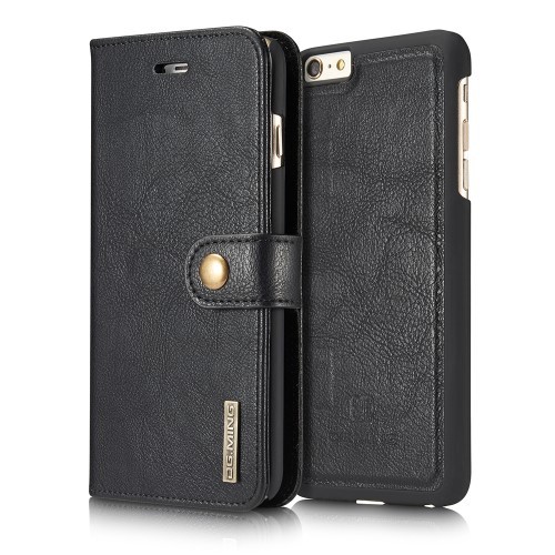 iPhone 6 Pluss/6s Pluss 5,5" 2i1 Etui m/3 kortlommer Classic Svart