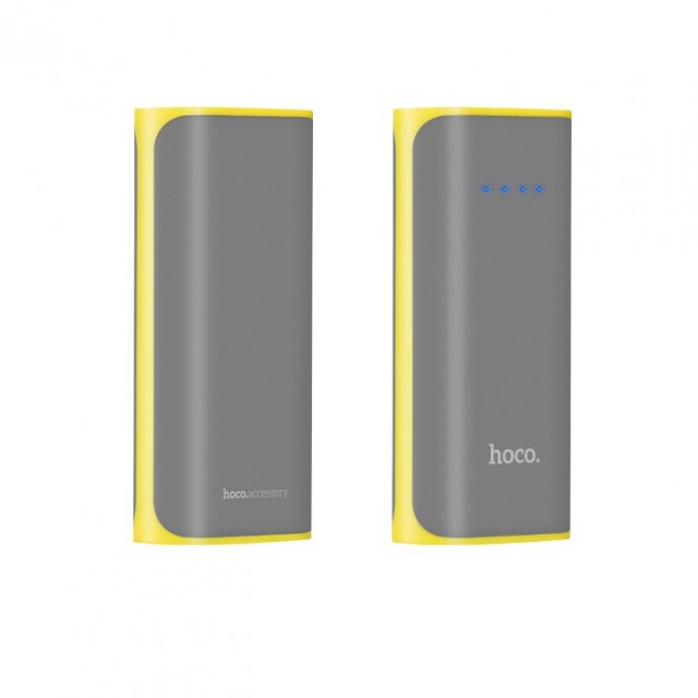 Hoco Strømbank 5200mAh for Smarttelefoner Grey