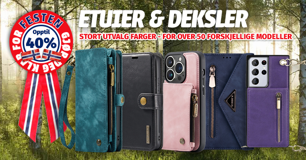 Etuier og deksler 40%