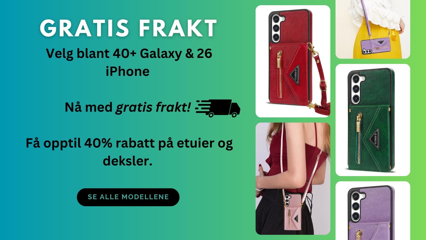 Gratis frakt + Skjermbeskytter ved bestilling